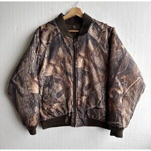 Gamehide Camo Hunting Jacket Mens M Reversible Insulated Bomber Realtree Puffer